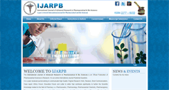 Desktop Screenshot of ijarpb.com