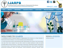 Tablet Screenshot of ijarpb.com